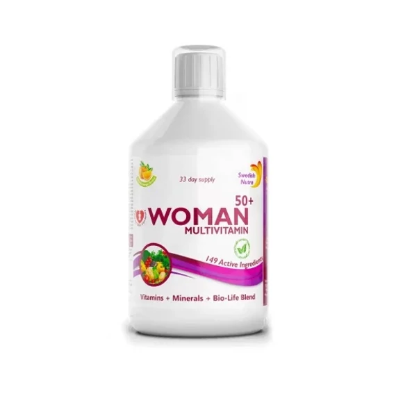 SWEDISH NUTRA MAN 50+ FOLYÉKONY MULTIVITAMIN 50 FELETTI FÉRFIAKNAK 500ML